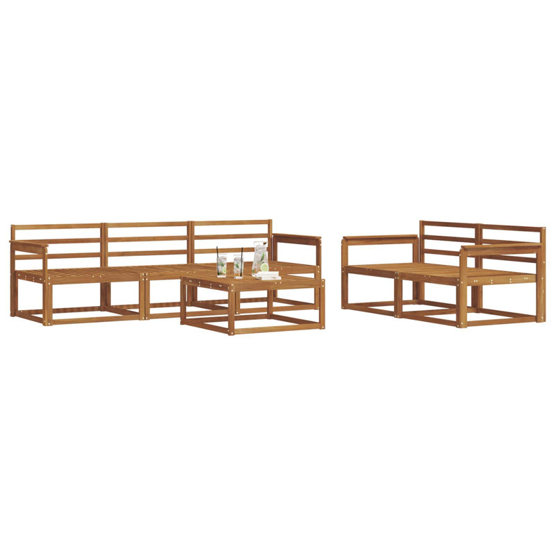 249.5cm Wide Patio Sectional Set