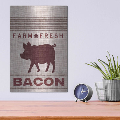 «Grain Sack Bacon» par Cindy Jacobs sur métal