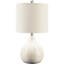 Lampe de table blanc cassé 21,5 po Prysilla