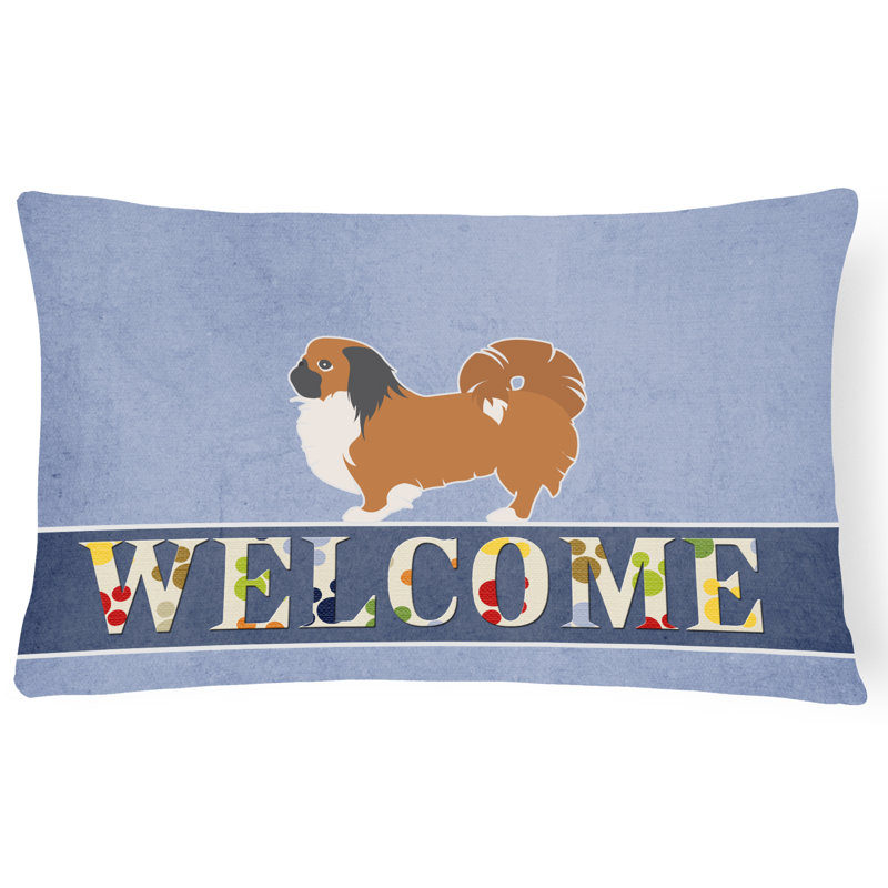  Coussin Pekingese Welcome