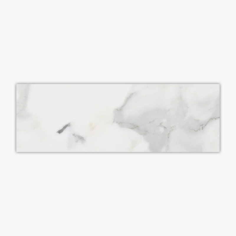 Carreau de marbre et de plancher Calacatta doré poli 2 po x 8 po