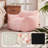 Faux Fur Bean Bag Chair with Foam Filling, Modern Lazy Sofa for Bedroom, Living Room, and Office-676891196-688772196