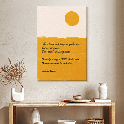 Tergel Gentle War Quote