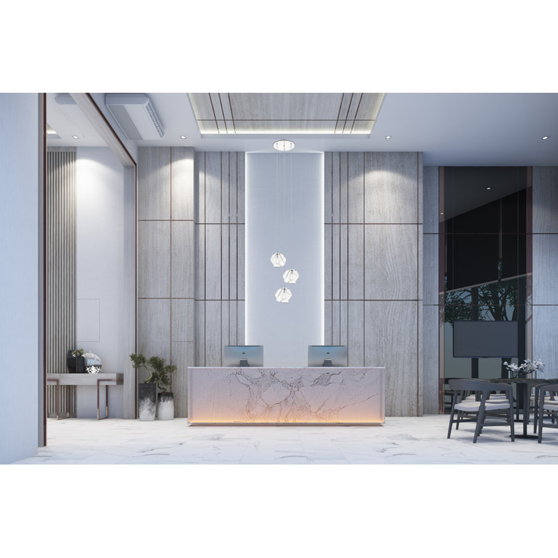 Luminaire suspendu sphère 3 lumières grappe Mcgaha