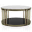 Table basse à tablettes ouvertes Mariah