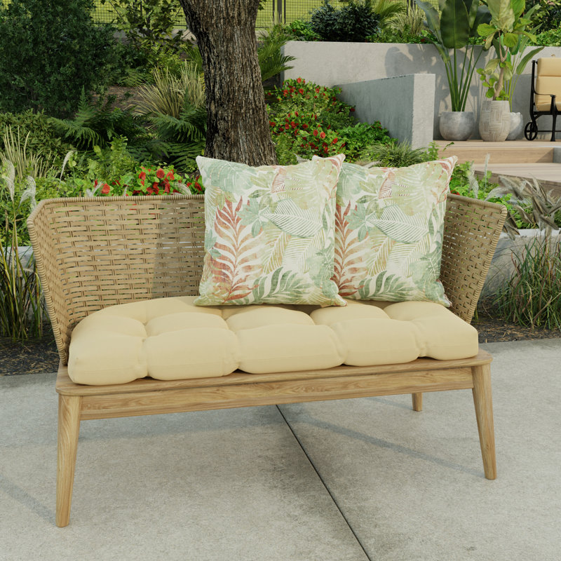 Sunbrella Outdoor Throw Pillow, Wesley Almond
