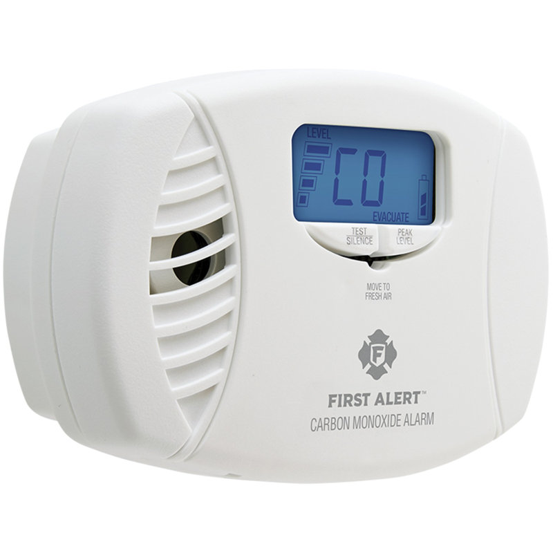 Alarme de monoxyde de carbone à double alimentation