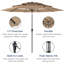 Parasol de patio à 3 niveaux-130904406