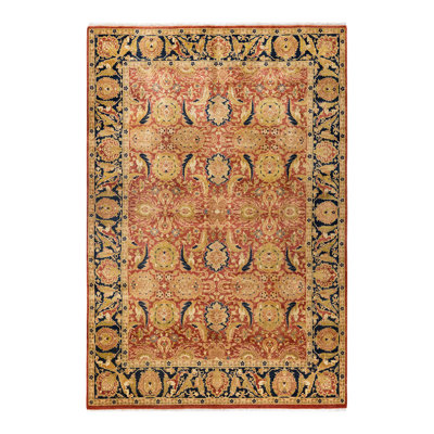 Classic One-of-a-Kind 6' 2" x 8' 9" Hand Knotted Area Rug