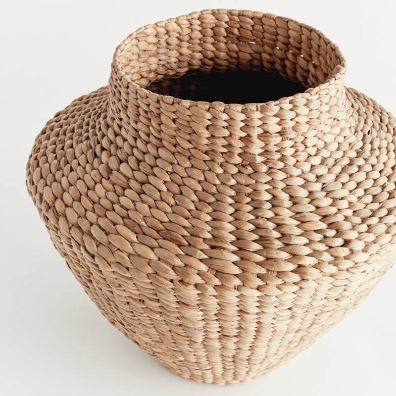 Handmade Water Hyacinth Decorative Urns & Jars