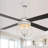 Kahliel 52" Industrial 4-Light Caged Ceiling Fan with Lights and Remote, 6-Speed Reversible Ceiling Fan-507656236-507768121