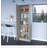 Buxton Rectangle 2-Door Storage Tall Cabinet Light Grey-96352965