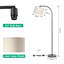 Amera 161cm Arched Floor Lamp-193658501