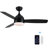 48''-3 Blades Smart Ceiling Fan With LED Light, Remote Control, Works With Alex And Tuya App-798565888