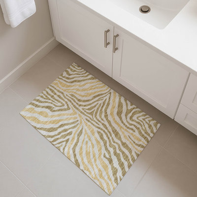 Tapis à imprimé animal de qualité supérieure lavable à la machine Villers