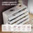 8-Drawer Dresser 52"W Double Dresser With Waveform Fluted Panel-793025719