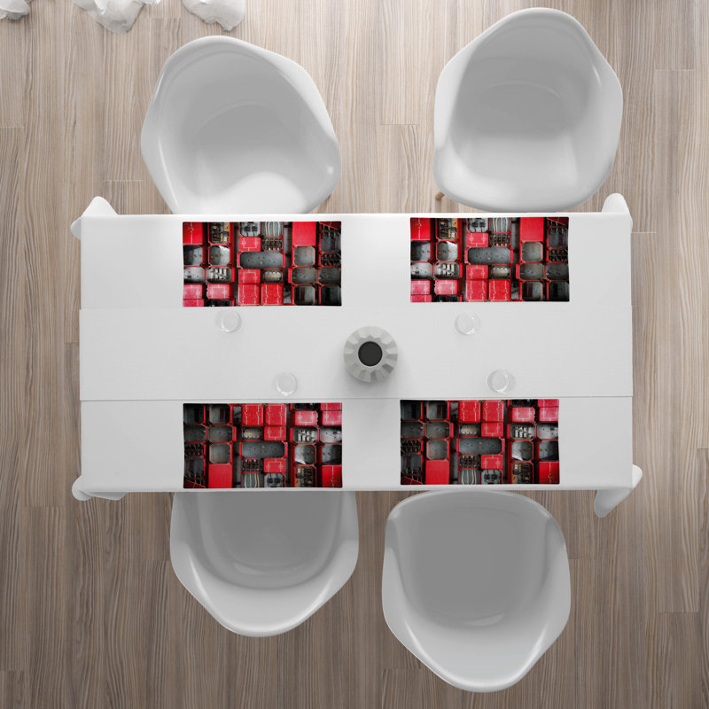 Polyester Abstract Rectangle Placemat