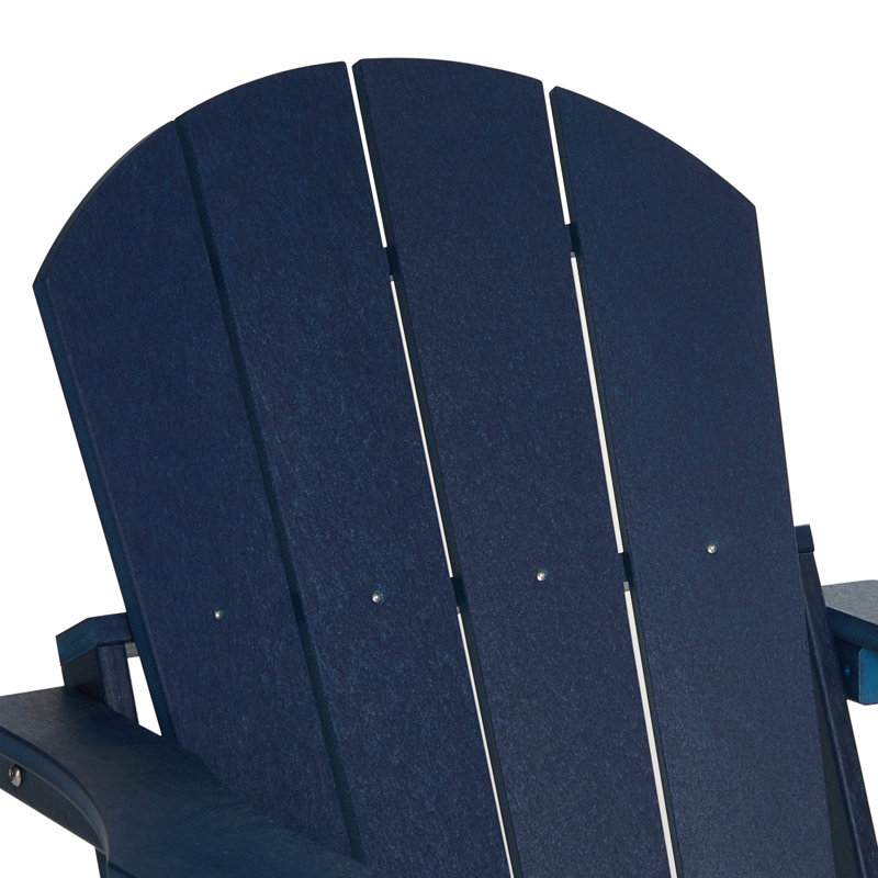 Chaise Adirondack pliante Vinnie, Bleu marine