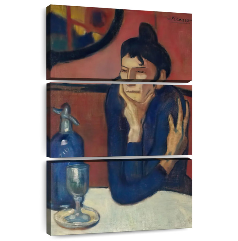 The Absinthe Drinker, 38" H x 24" W