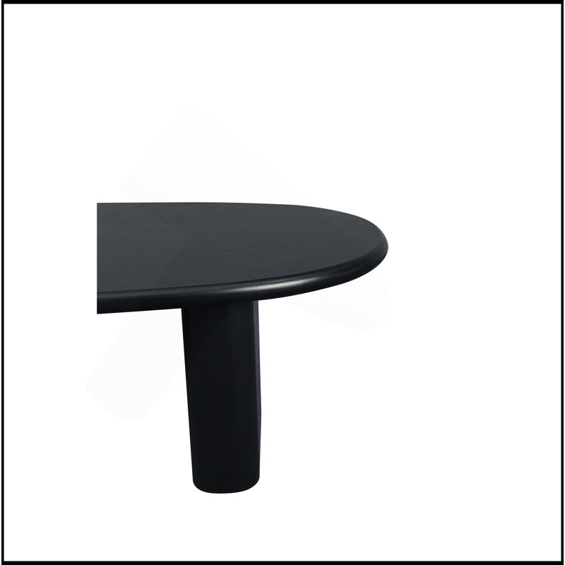 Table basse de table effilée 51 po (NOIR)