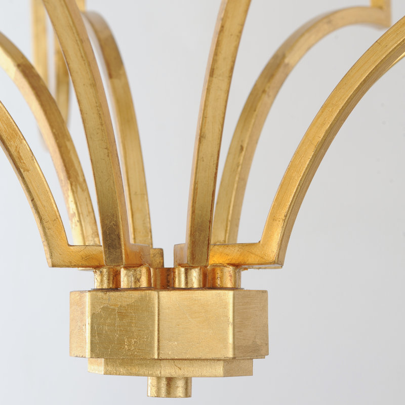 8-Light Dimmable Candle Style Chandelier