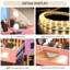 Coiffeuse moderne avec miroir lumineux Chantle-1451728975