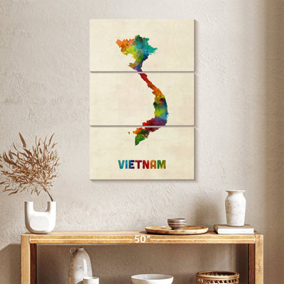 Carte d'aquarelle Aliaz Vietnam II