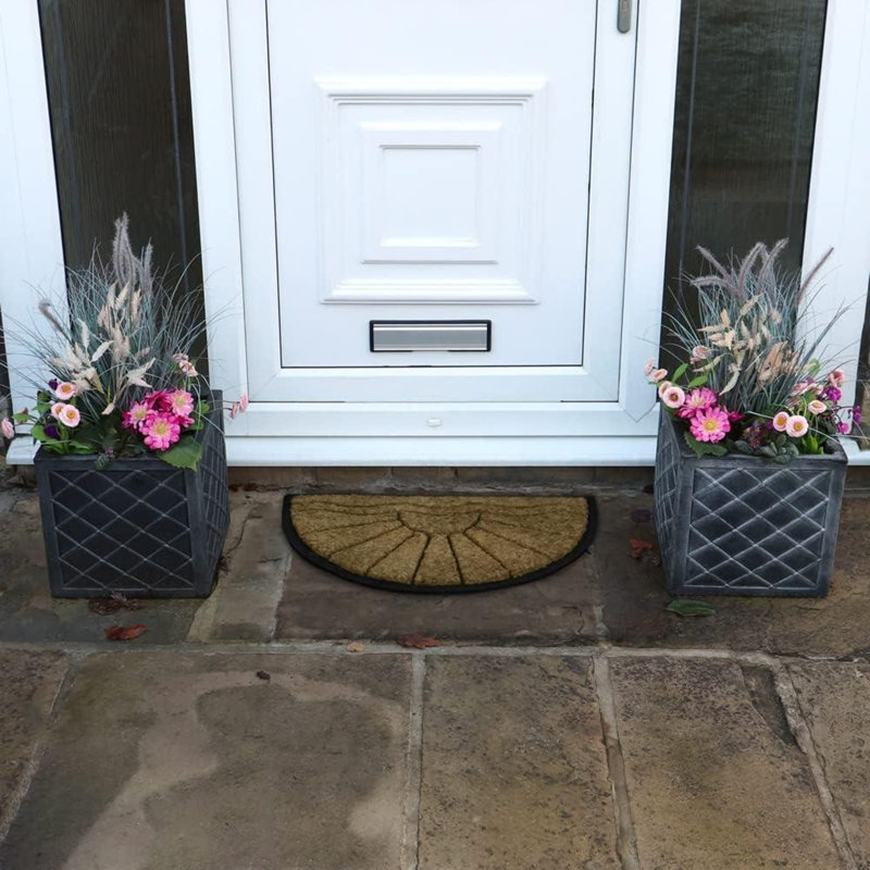 Heriberto 70 X 40 Cm Indoor Door Mat Anti Slip Entrance Mat Outside Dirt Trapper Front Door Mat