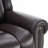 Ragh Wide Faux Leather Swivel Rocking manual Recliner with Massage & Heat