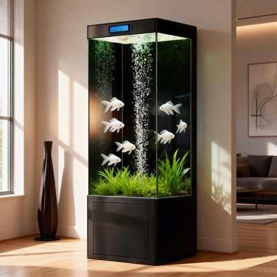 77-87 Gallon Acrylic Glass Modern Eco Aquarium Tank