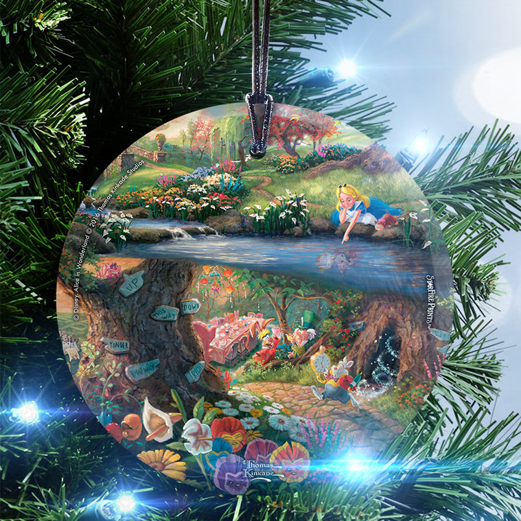 Disney (Alice in Wonderland) Hanging Glass Print