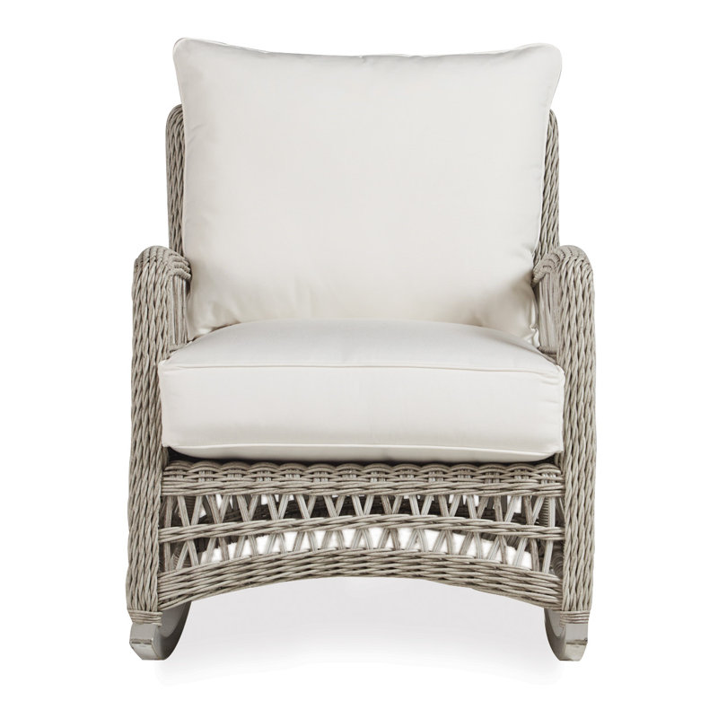 Mackinac Outdoor Rocker Chair, Canvas Black Sunbrella® Canvas