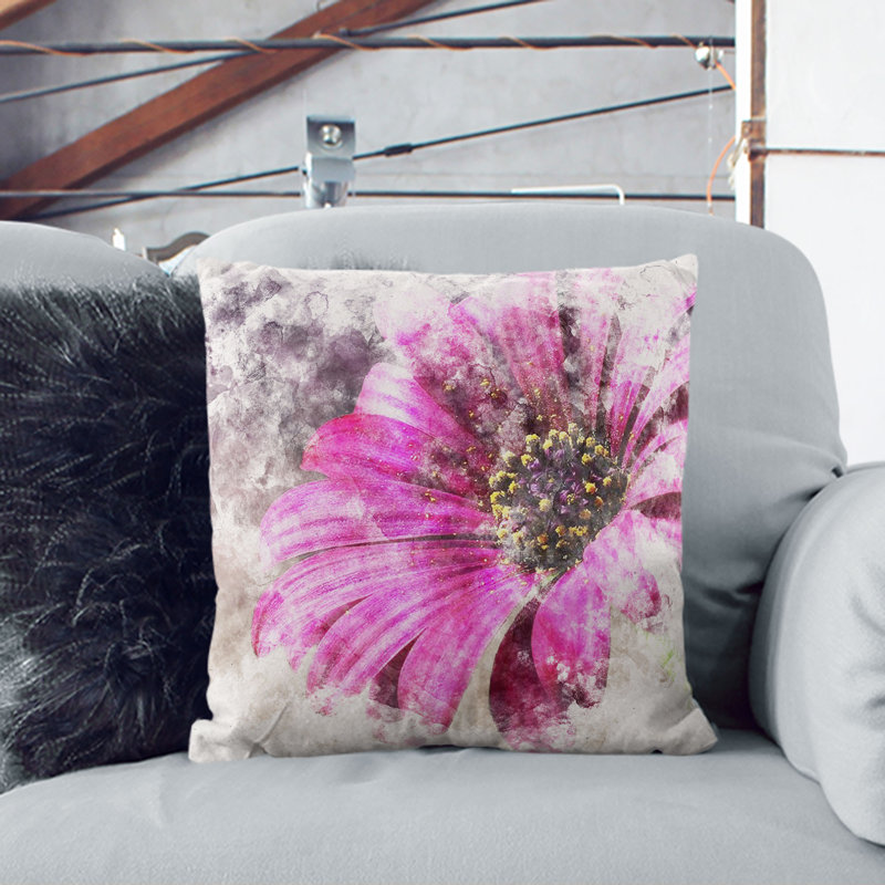 Square Throw Cushion, 40cm H x 40cm W x 15cm D