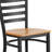 Loughran Ladder Back Metal Restaurant Barstools-94596162-94596160-21223158