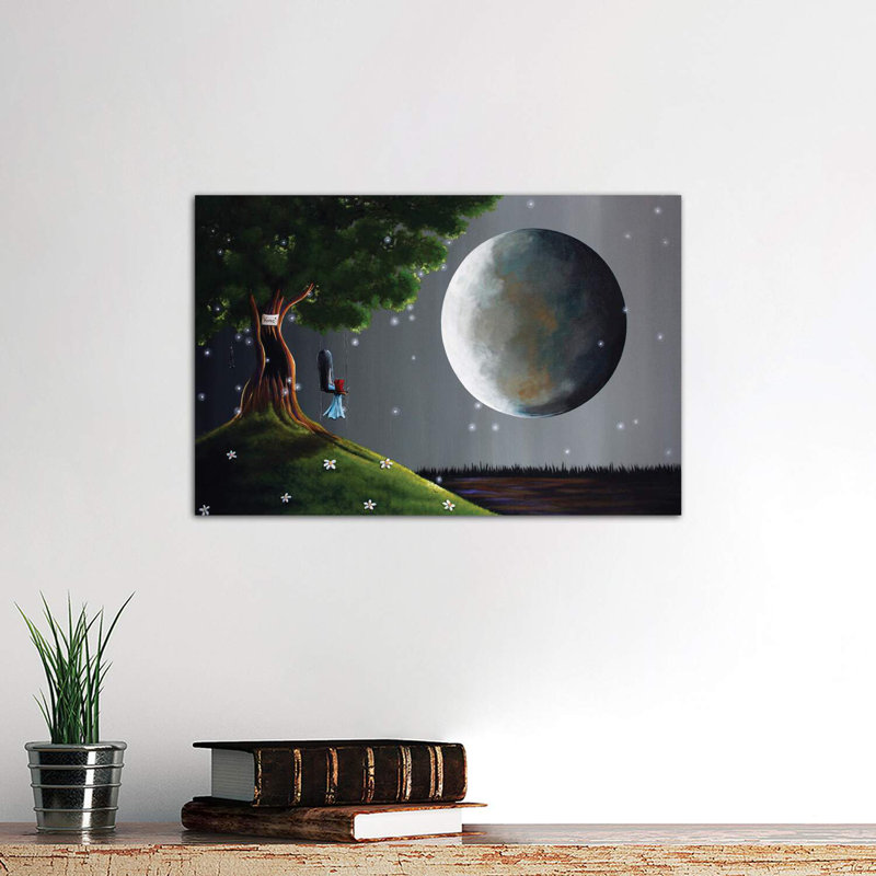 Happiness Is Just a Teardrop Away 1 Piece Wrapped Canvas Wall Art, 66.04 cm H x 45.72 cm W x 3.175 cm D
