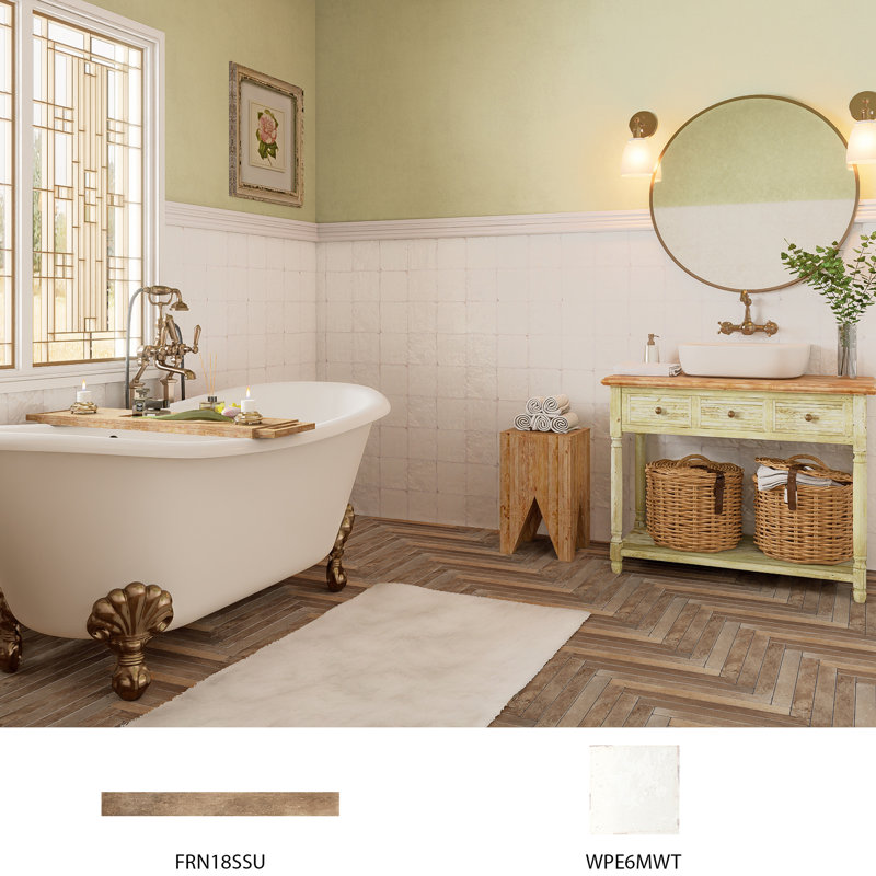 Sedona 1.88" x 18" Porcelain Wall & Floor Tile