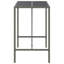 Table de bar d'extérieur rectangulaire L 43,3 po x l 27,6 po Dannyel-88468387