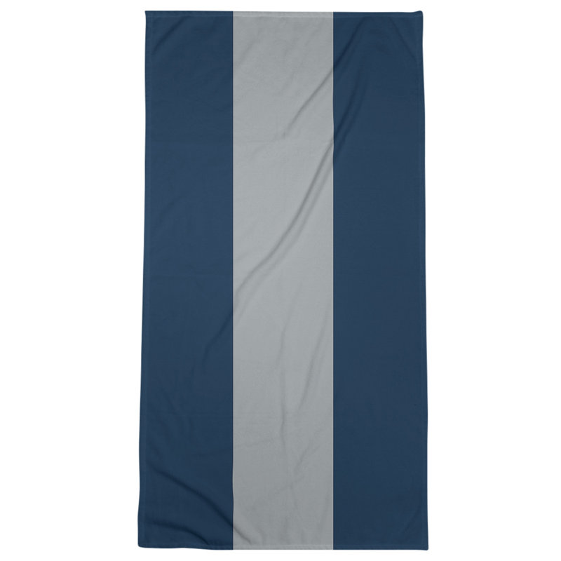 Bath Towel, Blue/Gray