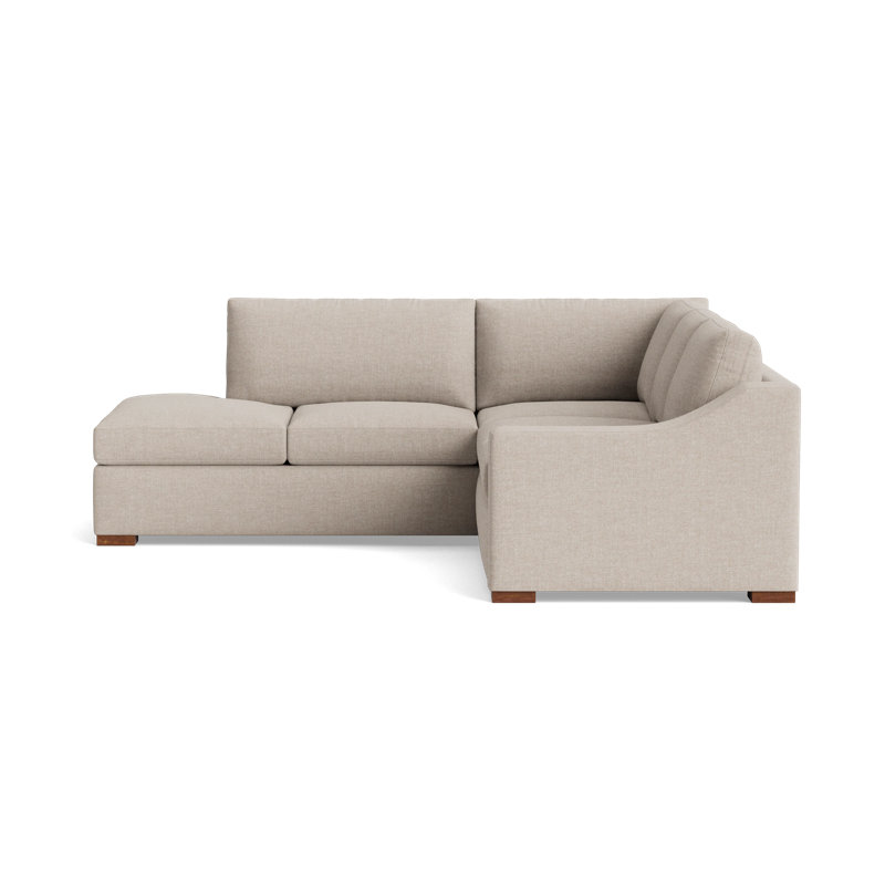 Lucca Sectional, Left Hand Facing, Performance Weave - Natural