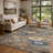 Machine Washable Indoor/Outdoor Chantille ACN2944 Floral Rug-277071969