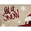 Oreiller de voiture de Noël Lety Snow brodé Softy