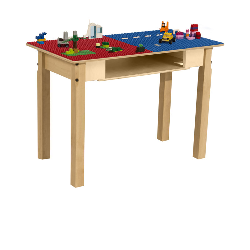 Table de jeu Time-2-Play, Rouge/bleu, H 22,5 po x L 35 po x l 15,5 po
