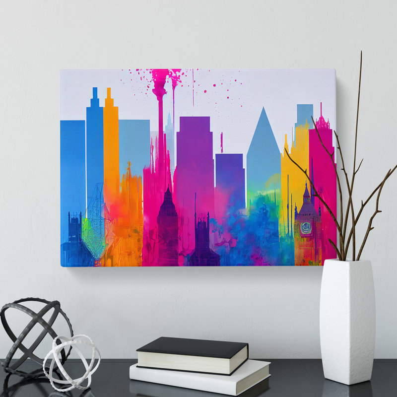 Skyscraper Skyline Vol.6 - Wrapped Canvas, 40cm H x 60cm W x 3cm D