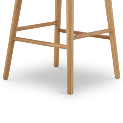 26" Genuine Leather Bar Stool
