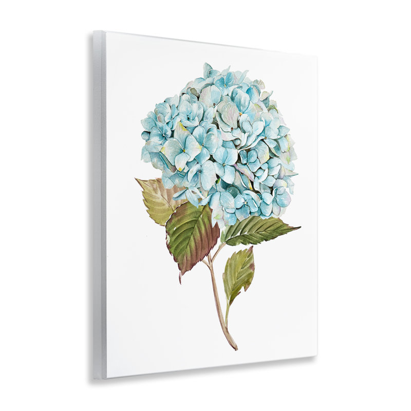 Simple Hydrangea Bud Wall Plaque Art by Enya Todd