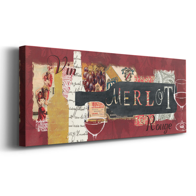 " Merlot ", 20" H x 50" W x 1.5" D