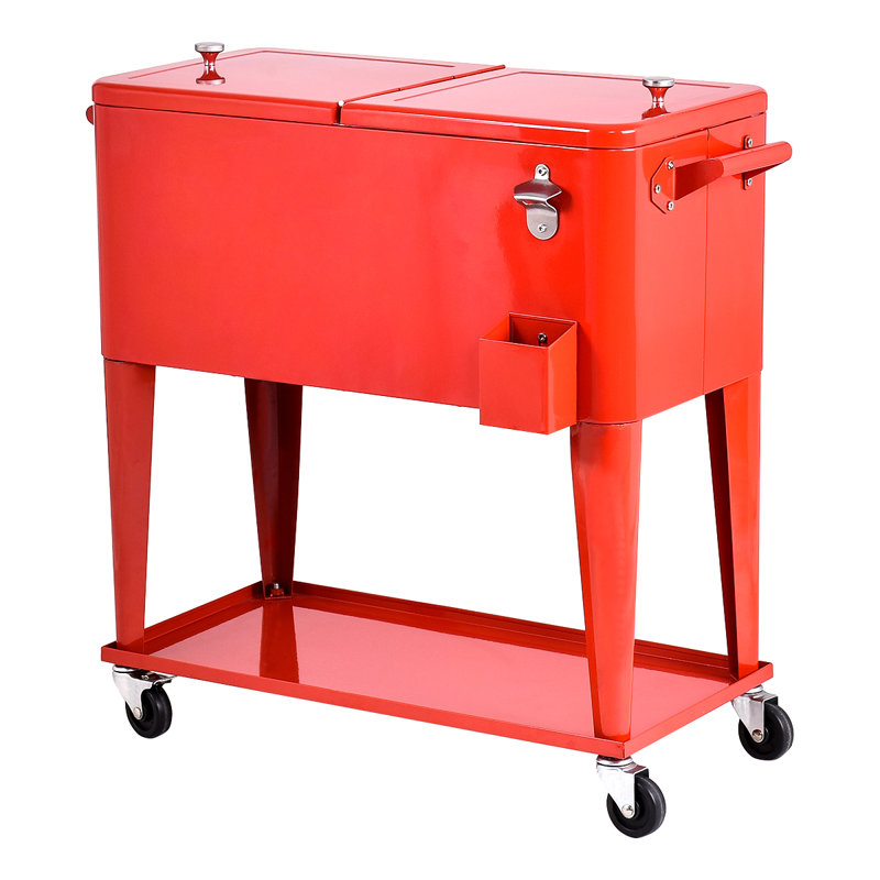 Breasha Metal Bar Cart