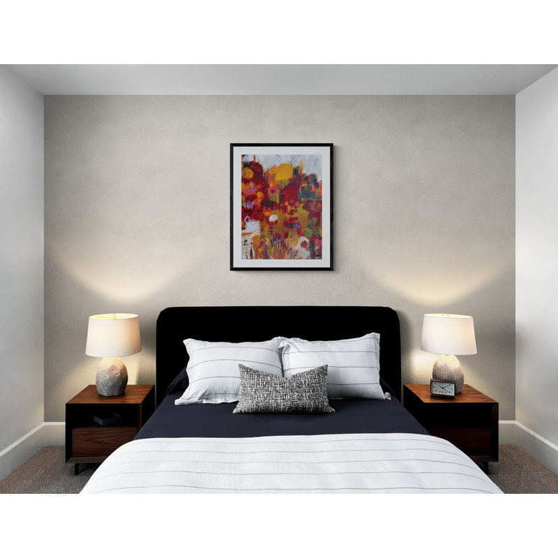 Frolick Print by Elizabeth Chapman, Black Framed Paper, 31.25" H x 25.25" W