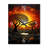 Baobab Tree Landscape III - Floral Wall Clock-99630108