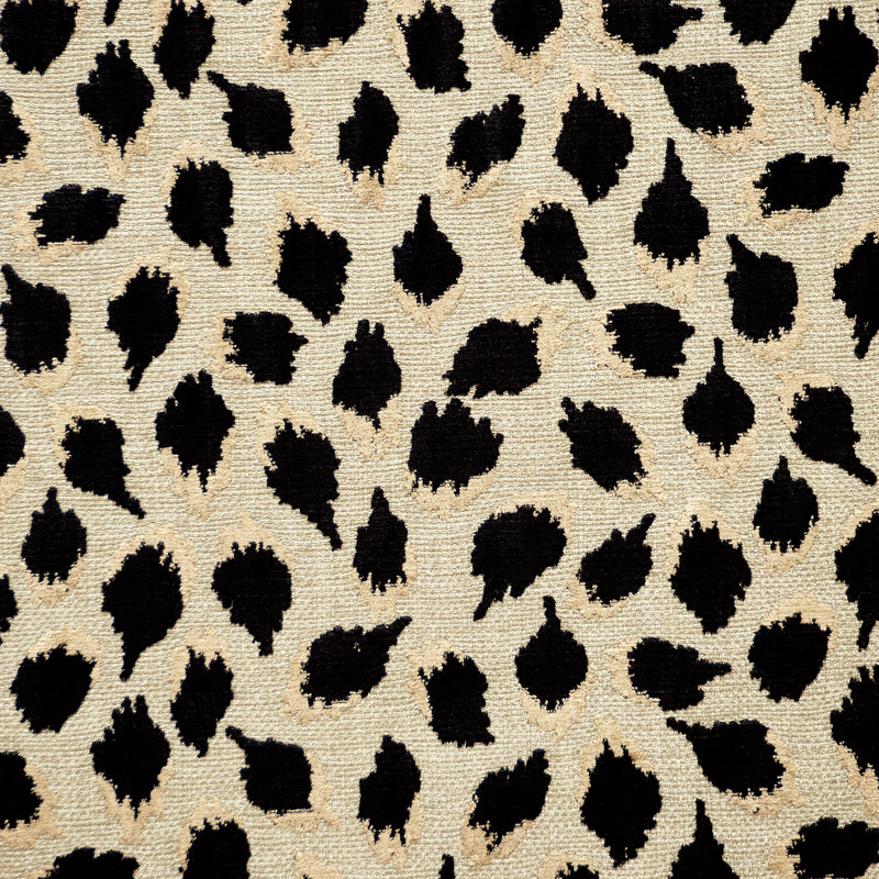Ocelot Black Fabric
